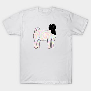 Rainbow Tie Dye Market Show Doe Silhouette - NOT FOR RESALE WITHOUT PERMISSION T-Shirt